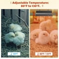 thumbnail image 3 of Lámpara de calor para gallinero, perrera, cama para gatos, reptiles e incubadoras: lámpara de calor ajustable de 250 W con 2 configuraciones de calor para aves de corral, ganado y mascotas, 3 of 7