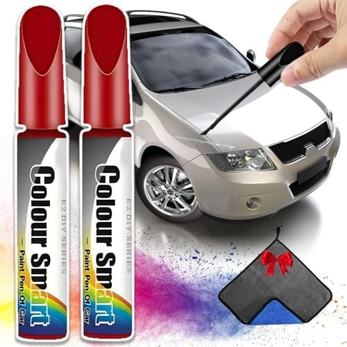 Stylopro Car Scratch Pen, Magic Car Scratch Removal Pen, All Cars Magic pen for car Scratches(Red*2)