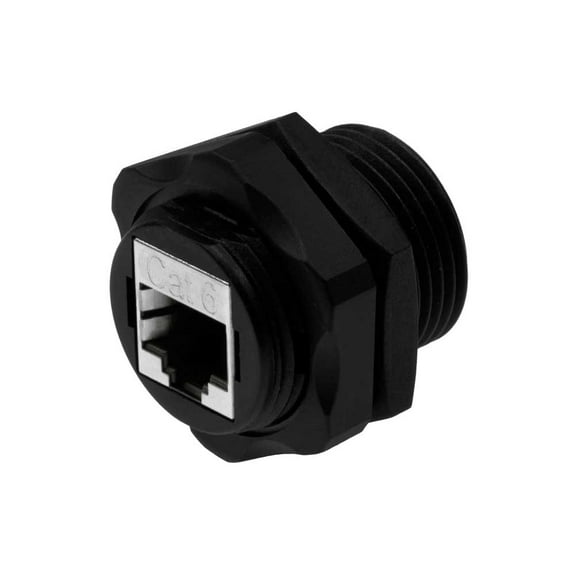 SF Cable CAT6 RJ45 Shielded Industrial Panelmount Bulkhead Coupler