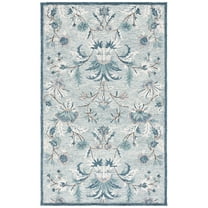 SAFAVIEH Blossom Wardell Floral Area Rug, Gray/Ivory, 5' x 8'