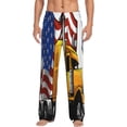 thumbnail image 1 of Fotbe American Truck Pantalones de Pijama para Hombre, Pantalones de Dormir, Pantalones de Casa con Cintura Ajustable y Bolsillos-Large, 1 of 6