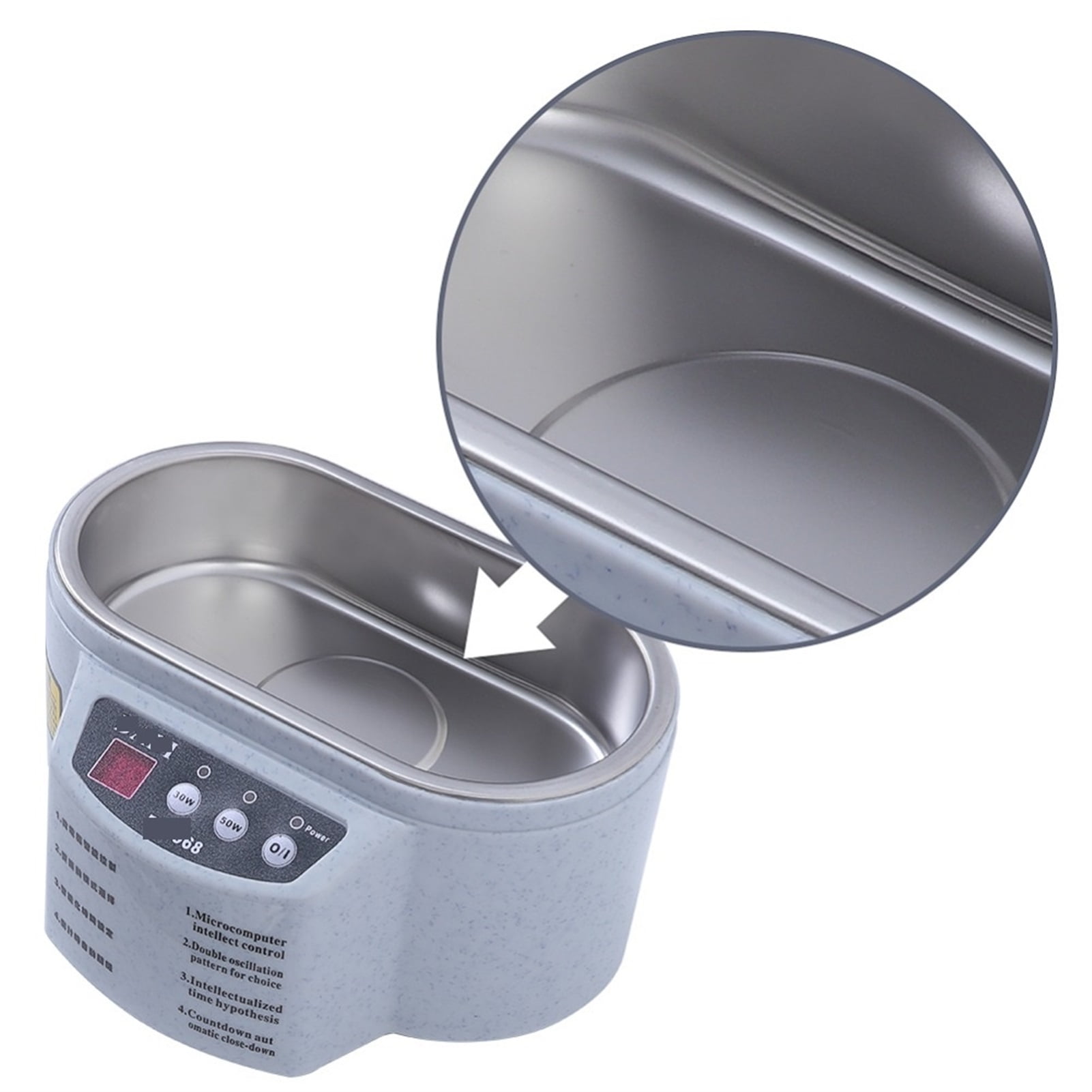 Ultrasonic Cleaner Intelligent Control For Jewelry Glasses Circuit Board Cleaning Machine Mini Sonic Cleaner Bath ,Strong Cleaning