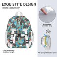thumbnail image 5 of Bernese Mountain and Flower Backpack for School,Cute School Bag,Schoolbag with Adjustable Shoulder Straps & Padded Back,15"x11.42"x5.5", 5 of 6