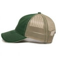 thumbnail image 5 of Outdoor Cap CMB-100 Heavy Washed Mesh Back Snap Tab-Dk. Green/Khaki, 5 of 8