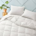 thumbnail image 4 of Puredown Lightweight 75% White Down Comforter, Cotton Cover, Full/Queen, 4 of 5
