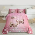 thumbnail image 2 of Castle Fairy 2-Piece Twin Comforter Set - Flying Butterflies, Crystal Glitter, 2 of 8