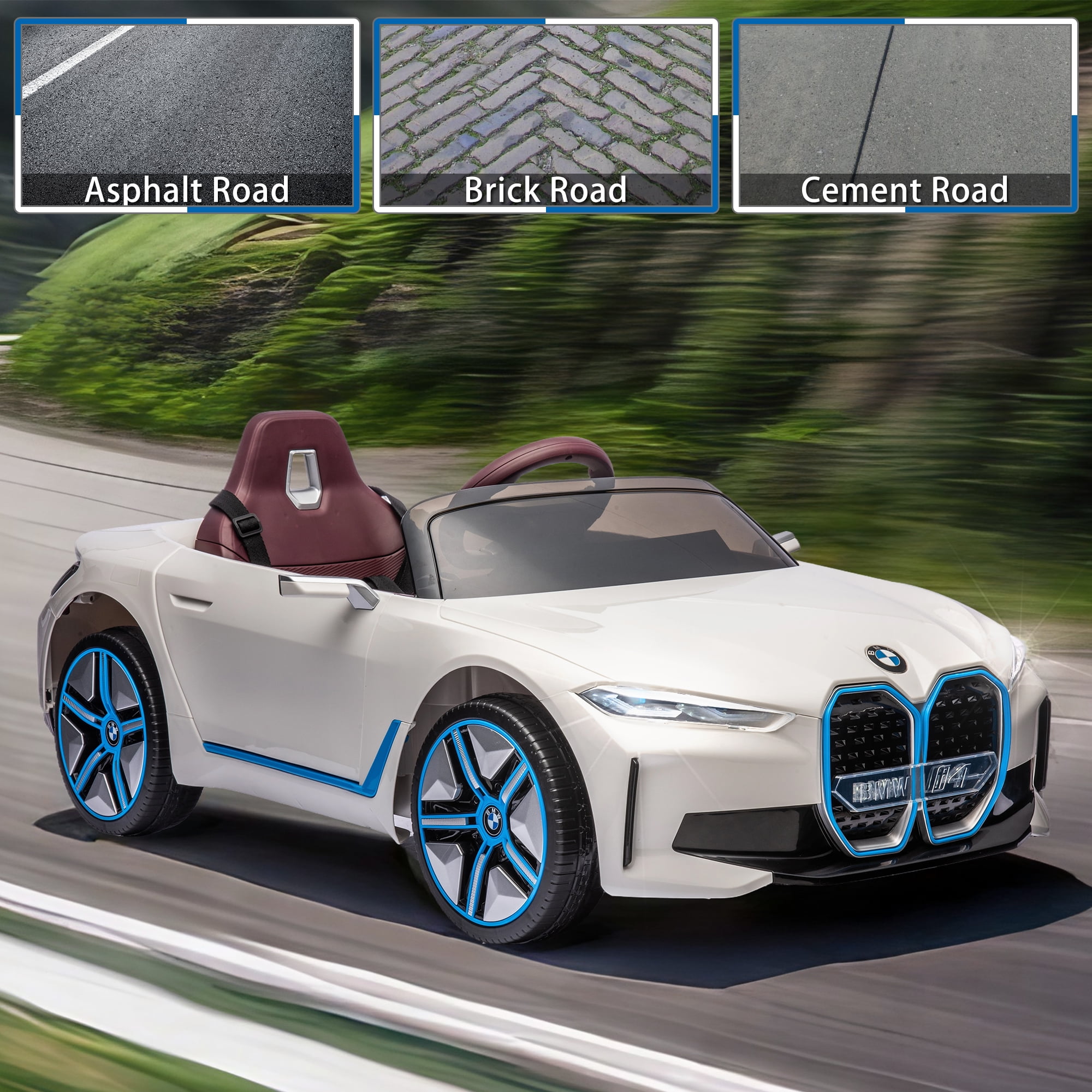 12V Kids Ride on Car Licensed BMW I4 Kids Electric Vehicle Toy