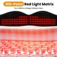 thumbnail image 6 of Cordless Face Heated Wrap, Led Light Heating Pad for Forehead Arm Wrist, Jaw Heating Pad with 3 Heating & Timing Modes, 5000mAh Battery for TMJ Relief, Relax, 6 of 8