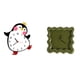 thumbnail image 1 of Reloj de pared,Reloj de pared silencioso y decorativo que no hace tictac,Reloj de pared silencioso de pingüino pequeño Reloj de madera,Reloj de pared,Reloj de pared decorativo para baño y, 1 of 8