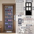 thumbnail image 6 of Retrocular Over the Door Shoe Organizer, 35 Pockets Hanging Rack Closet Shoe Organizers Storage, Gray, 6 of 8