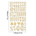 thumbnail image 3 of 3 Sheets Gold 3D Puffy Letter and Number Stickers, 1 Inch Metallic Alphabet A–Z & 0–9, Self-Adhesive Puffy Stickers for Christmas Stocking Names, Gift Tags, Holiday Crafts & Classroom Decor, 3 of 9