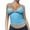 Blue, variant on Beach Vacation Clothes for Women Bra Top Tops for Women Cropped Athletic Top Cropped Camisole Blank Muscle Button Crops Tops Long Memory Girl Girl Design Your Own Tie Back Pink L
