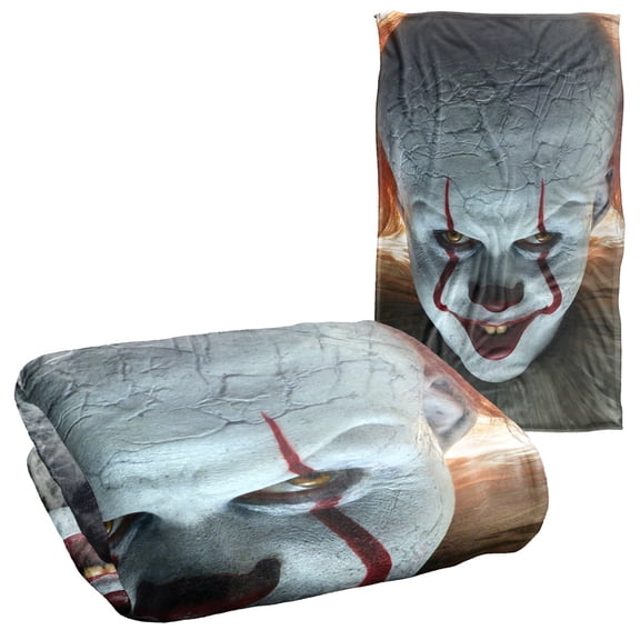 IT Chapter Two Blanket, 50"x60" Face It, Silky Touch Super Soft Throw Blanket