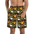 thumbnail image 2 of Uemuo Farm Goose Pattern Men's Swim Trunks Hawaiian Beach Bathing Suit Swimsuits Beach Quick-Dry Shorts with Pockets-Medium, 2 of 9