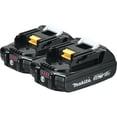 thumbnail image 1 of Batería compacta Makita BL1820B-2 de 18 V y 2.0 Ah, iones de litio, x2, 1 of 9
