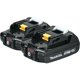 thumbnail image 1 of Batería compacta Makita BL1820B-2 de 18 V y 2.0 Ah, iones de litio, x2, 1 of 9