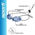 thumbnail image 3 of Sporti Swedish Goggles - Antifog, UV Protection, Bungee Strap, Adjustable Fit, 3 of 6