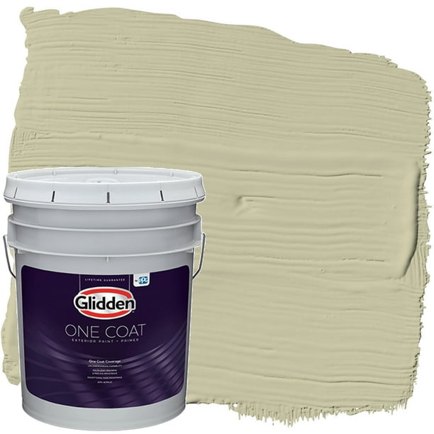 Glidden One Coat Exterior Paint and Primer, Northern Landscape / Green