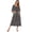 A, variant on Womens Cotton Nightgowns Soft Striped House Dress Long Sleeve Sleep Shirts Fall Sleepwear Pajama Dress Nightshirt S-2XL