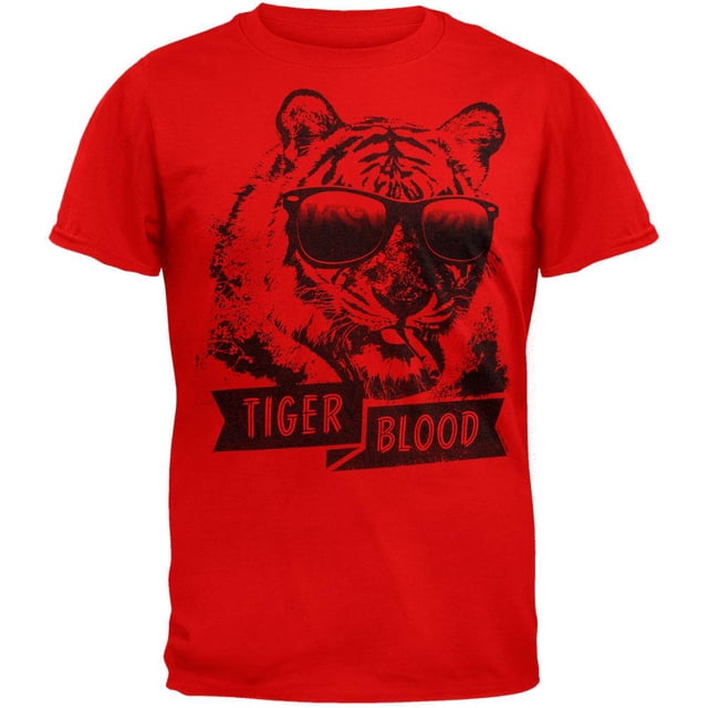 Charlie Sheen - T-Shirt Tigre Sang