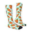 thumbnail image 3 of Balery Cartoon Carrot Fun Novelty Socks Men'S Women'S Crew Socks Funny Crazy Novelty Socks Quirky And Cool Socks, 3 of 9