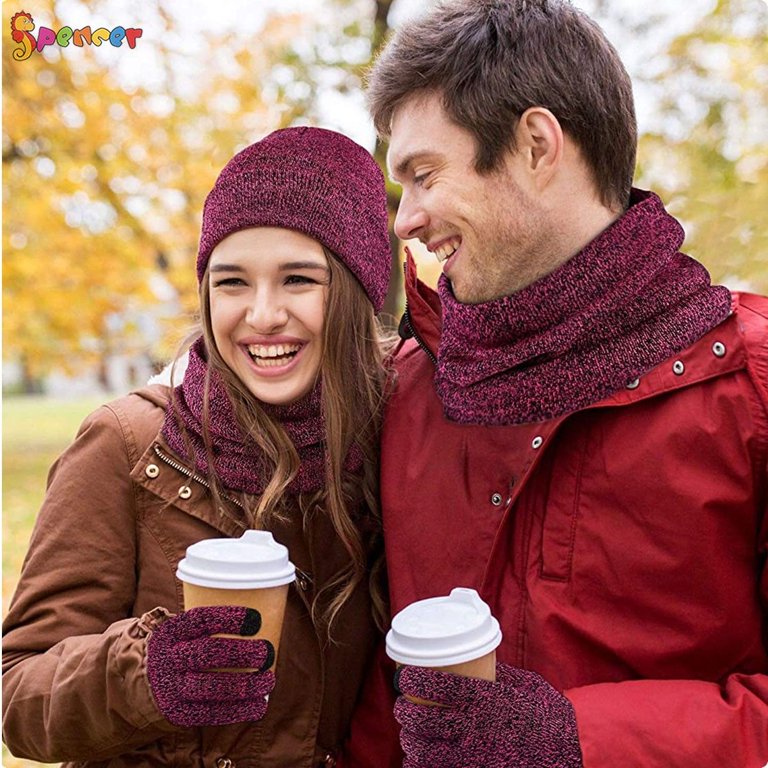 Spencer Adult Winter Set: Beanie, Gloves & Scarf, Knit  display picture 3