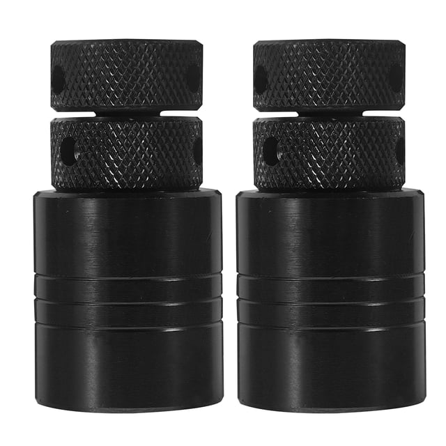 Raindrops 2pcs RV Jack Pads Steel Black Vehicle Maintenance Higher Load-Bearing Capacity