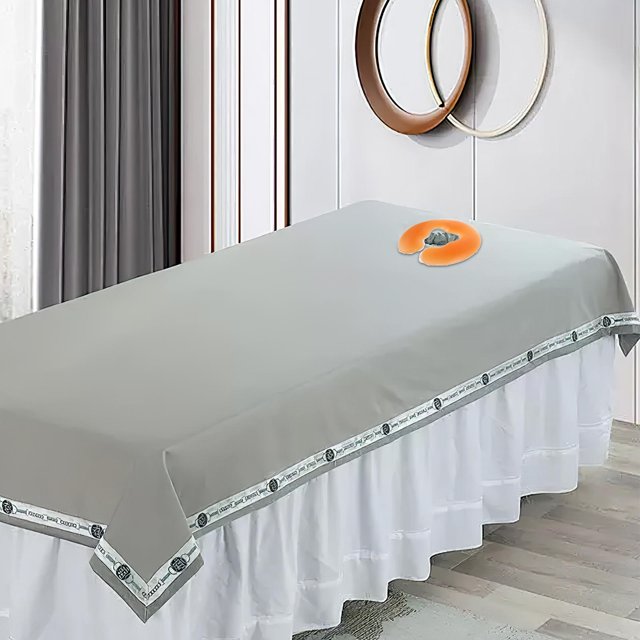 STRANDCHIC Oreiller de Massage 1ensemble en Silicone en Forme de U pour Repos Face vers le Bas et Salon de Beauté