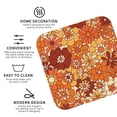 thumbnail image 4 of Balery 4 Pcs Hippie Flowerleather Coasters Set, Drink Table Cup Coasters For Living Room Kitchen Coffee Decor, 4 of 9