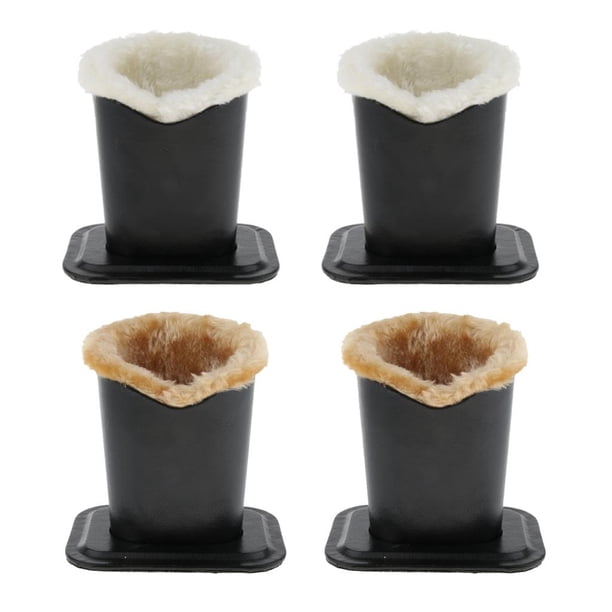 4pcs Portaobjetos de material cuero Forrado de para Gafas Estante de Anti-rasguños para Gafas