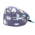 thumbnail image 1 of Gorros De Operación Enfermeras En Forma De Calabaza Servicio De Larga Duración Color Puro Pulido Opaco Profesional Colores Surtidos Gorros De Trabajo Con Lazo En La Espalda Eigraketly AP008656-27, 1 of 5