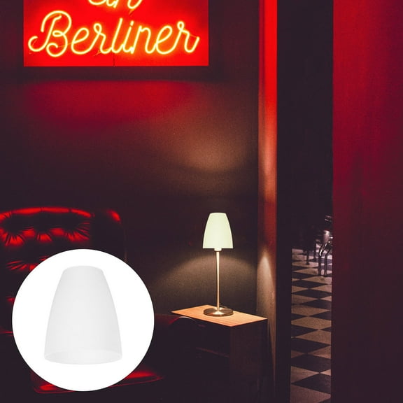 Raindrops 3Pcs Floor Lamp Cover in White Color with Flat Edge for Home Users 11.8X3.9X3.9in