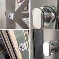 thumbnail image 2 of Set of 2 Suction Cups Door Handle Sucker Handle Drawer Cabinet Refrigerator Glass Door Portable Movable Handle with Strong Suction Cup Bathroom (Silve, 2 of 5