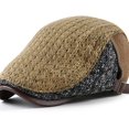 thumbnail image 3 of CoCopeaunts Newsboy Cap Retro Knitted Hat Casual Beret Newsboy Hat Winter Autumn Warm Cabbie Hats Drivers Cap for Women, 3 of 7