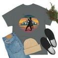 thumbnail image 4 of Fly Fishing In Front of a Mountain Sunset T-Shirt, 4 of 4