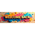 thumbnail image 4 of Space Theme Welcome Back Banner School Backpack and Planets Colorful Backdrop Classroom Decorations Outer Space Party Supplies Photography Props, 4 of 4