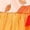 Orange, variant on EnJoCho Girls Holiday Princess Dress Pumpkin 𝖥loral Tulle Long Sleeve Halloween Christmas Par𝗍y Outfit 3-7 Years