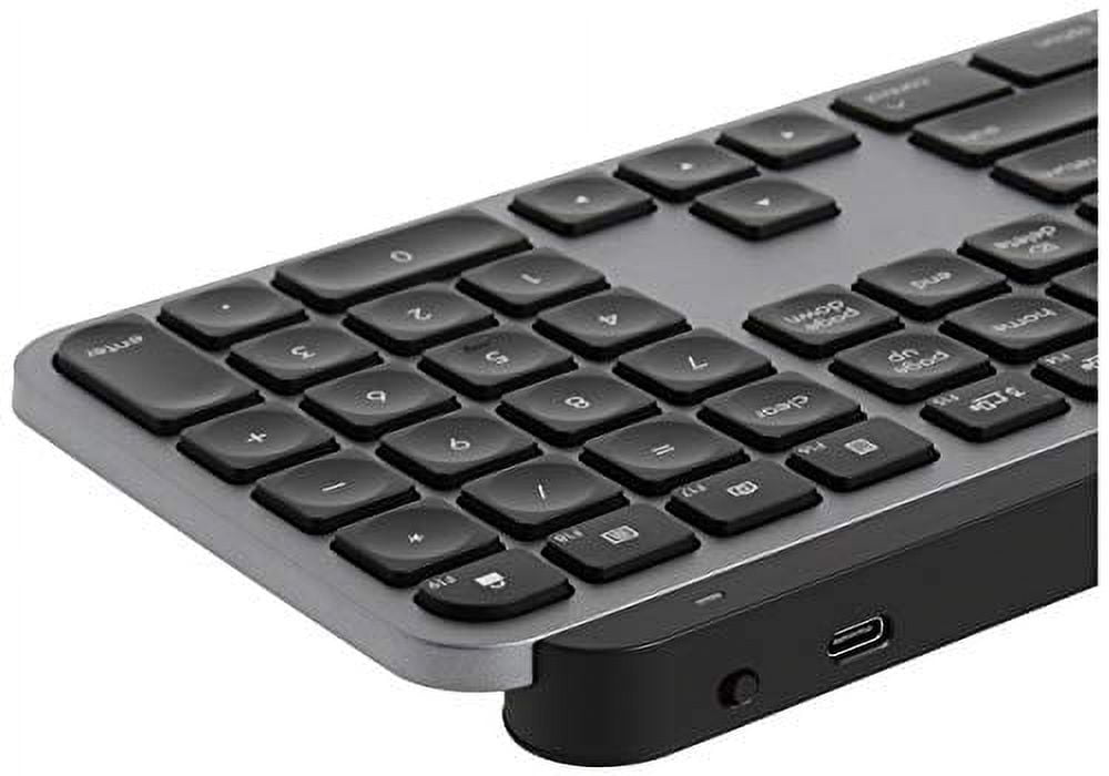 Logitech MX Keys for Mac – Clavier rétroéclairé sans fil avancé, Bluetooth,  USB-C, compatible MacBook Pro, MacBook Air, iMac, iPad, construction