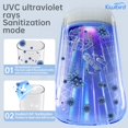 thumbnail image 3 of Water Flosser KIWIBIRD Mini para viajes con luz UVC de 230 ml, color morado, 3 of 9
