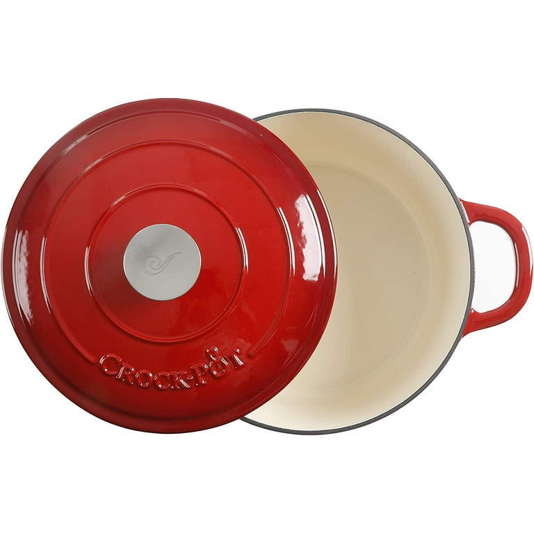 Crock Pot Artisan 5-Quart Dutch Oven - Red 