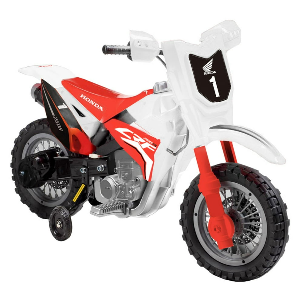 Honda CRF250R Dirt Bike 6V White