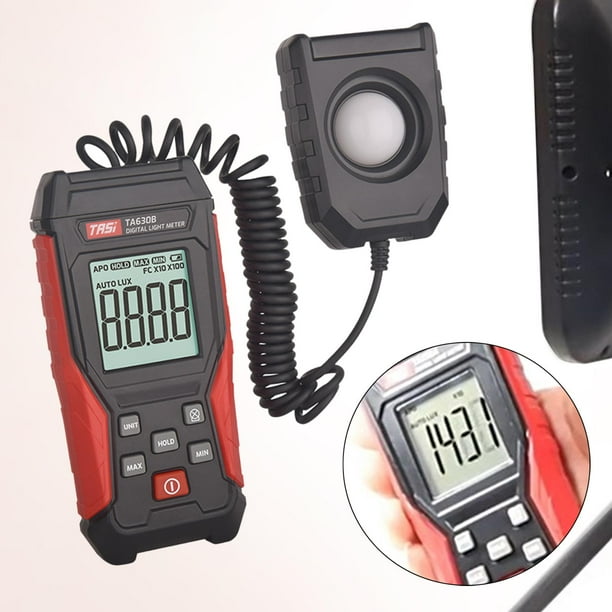 Handheld Lux Meter with Backlight High Precision Lux Meter, for