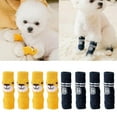 thumbnail image 2 of 4 Pieces Dog Socks Knitted Warm Knee Pads Pet Knee Protector For Winter, 2 of 4