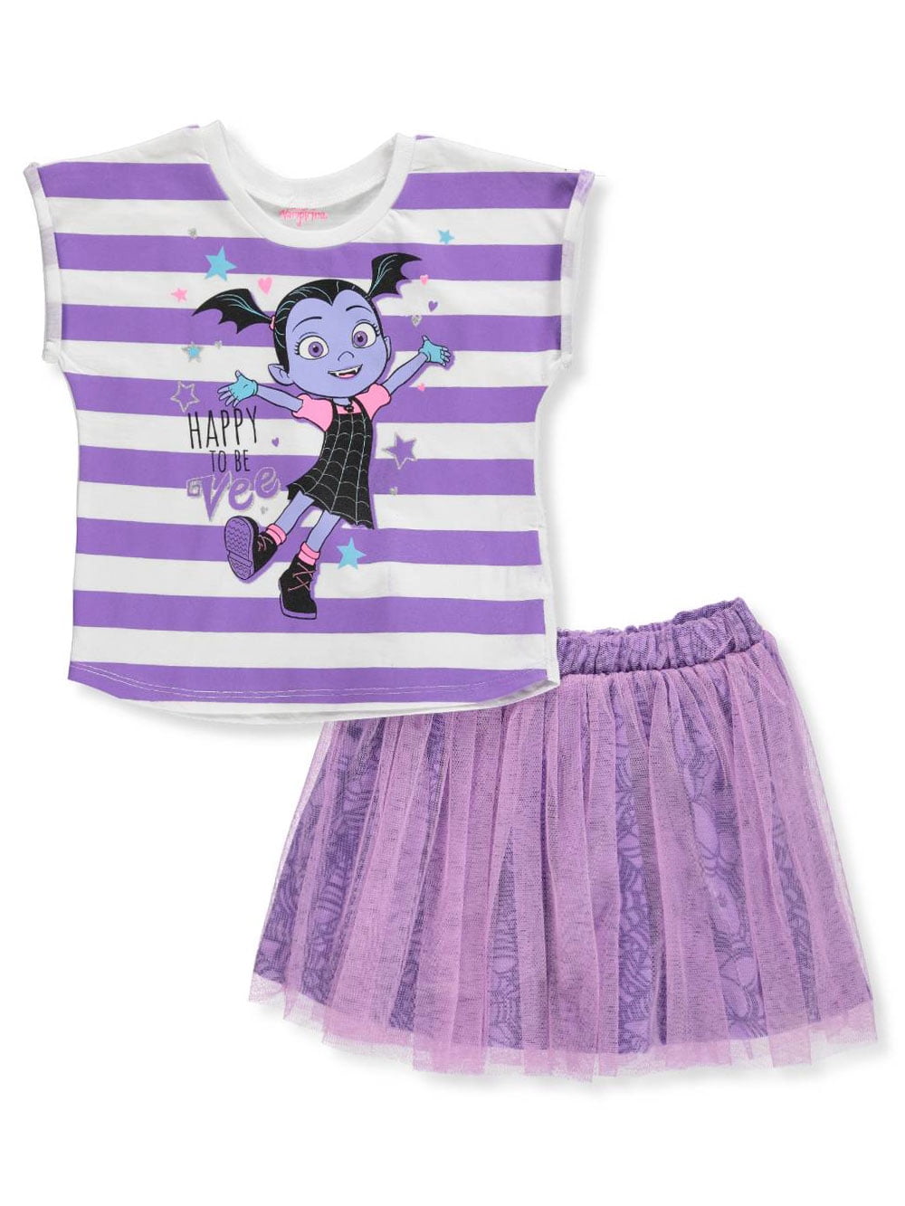 Disney Vampirina Girls 2-Piece Skirt Set Outfit