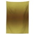 thumbnail image 3 of Ambesonne Ombre Tablecloth Rectangular Table Cover, Vintage Digital Design, 60"x84", Mustard and Brown, 3 of 4
