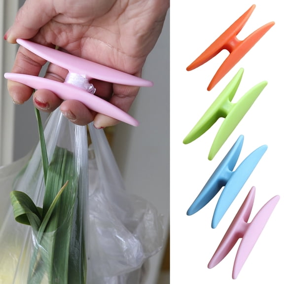 Yesbay Grocery Bag Carrier Handle Heavy Duty Ergonomic Lightweight Universal Shopping Garbage Bag Holder Plastic Handle Carrying Tool