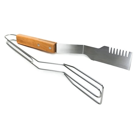 Multi-purpose Grill Tool - BBQ Spatula Tong - Stainless Steel with ...