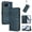 Blue, variant on Allytechgroup Case for Google Pixel 9A with Credit Card Slot, RFID Blocking PU Leather Flip Wallet Stand Phone Case with Lanyard Shockproof and Anti-Scratch Cover for Google Pixel 9A, Darkgreen