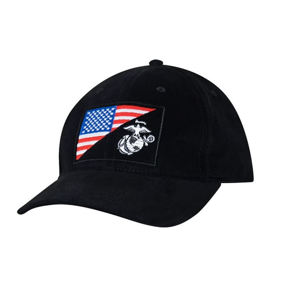 Rothco USMC Eagle, Globe and Anchor / US Flag Low Pro Cap