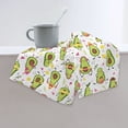thumbnail image 6 of Pofeuu Avocado Playing Music Print Hand Towel 27.5" x 16" Soft Absorbent Towel for Bathroom SPA Gym Hotel, 6 of 6